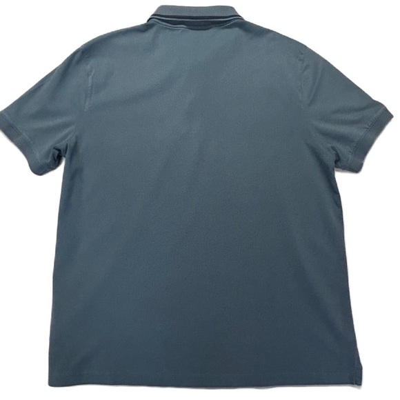 Michael Kors Polo Shirt Mens Size L Short Sleeve Logo Preppy Classic Blue - Picture 2 of 10